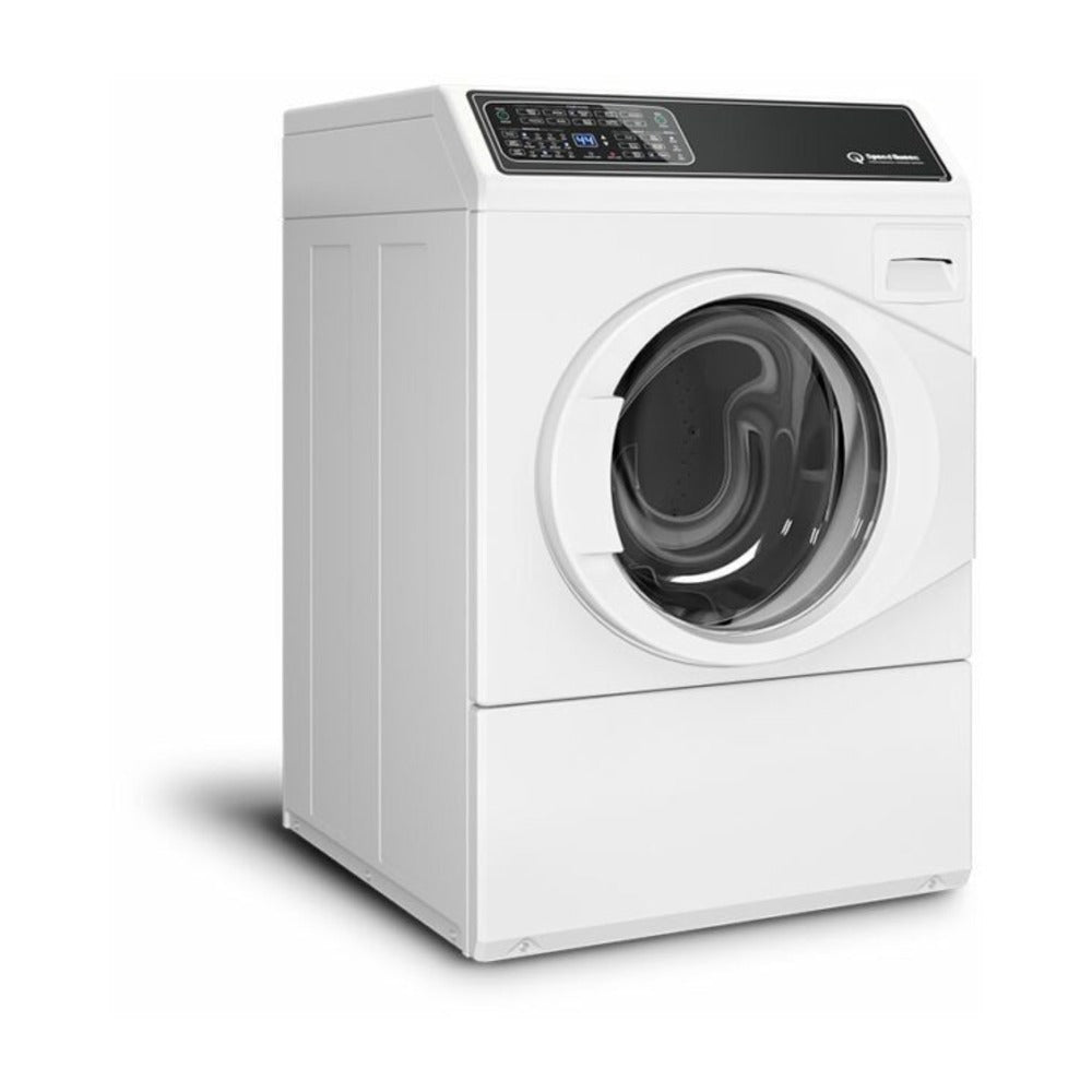 Speed Queen FF7 White Right-Hinged Front Load Washer with Pet Plus™  Sanitize  Fast Cycle Ti