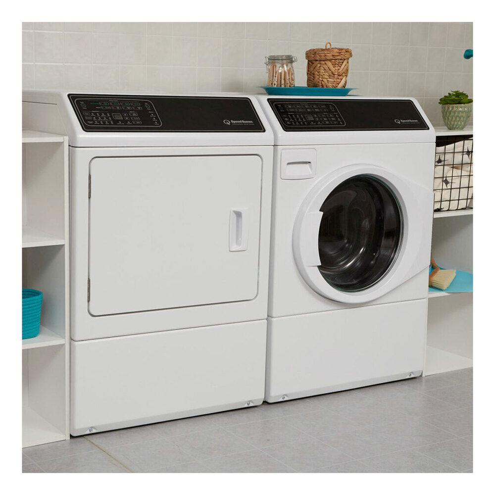 Speed Queen FF7 White Right-Hinged Front Load Washer with Pet Plus™  Sanitize  Fast Cycle Ti