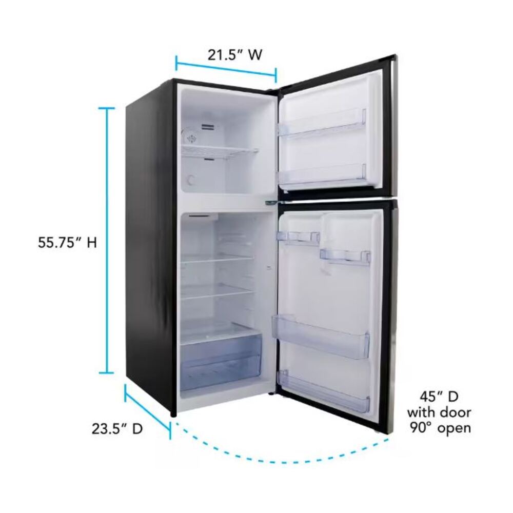 Avanti Avanti 7.0 cu. ft. Apartment Size Refrigerator - Stainless Steel