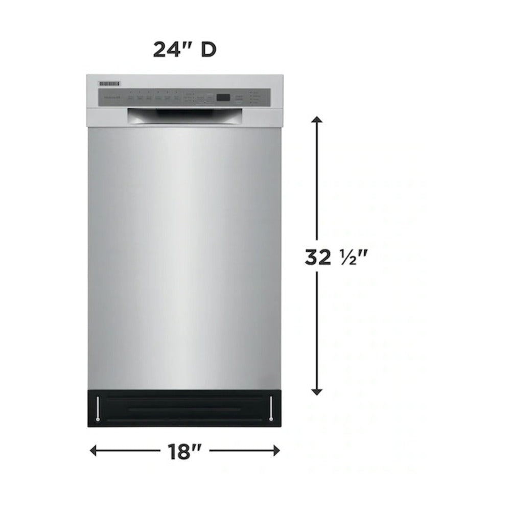 Frigidaire 18" Built-In Dishwasher