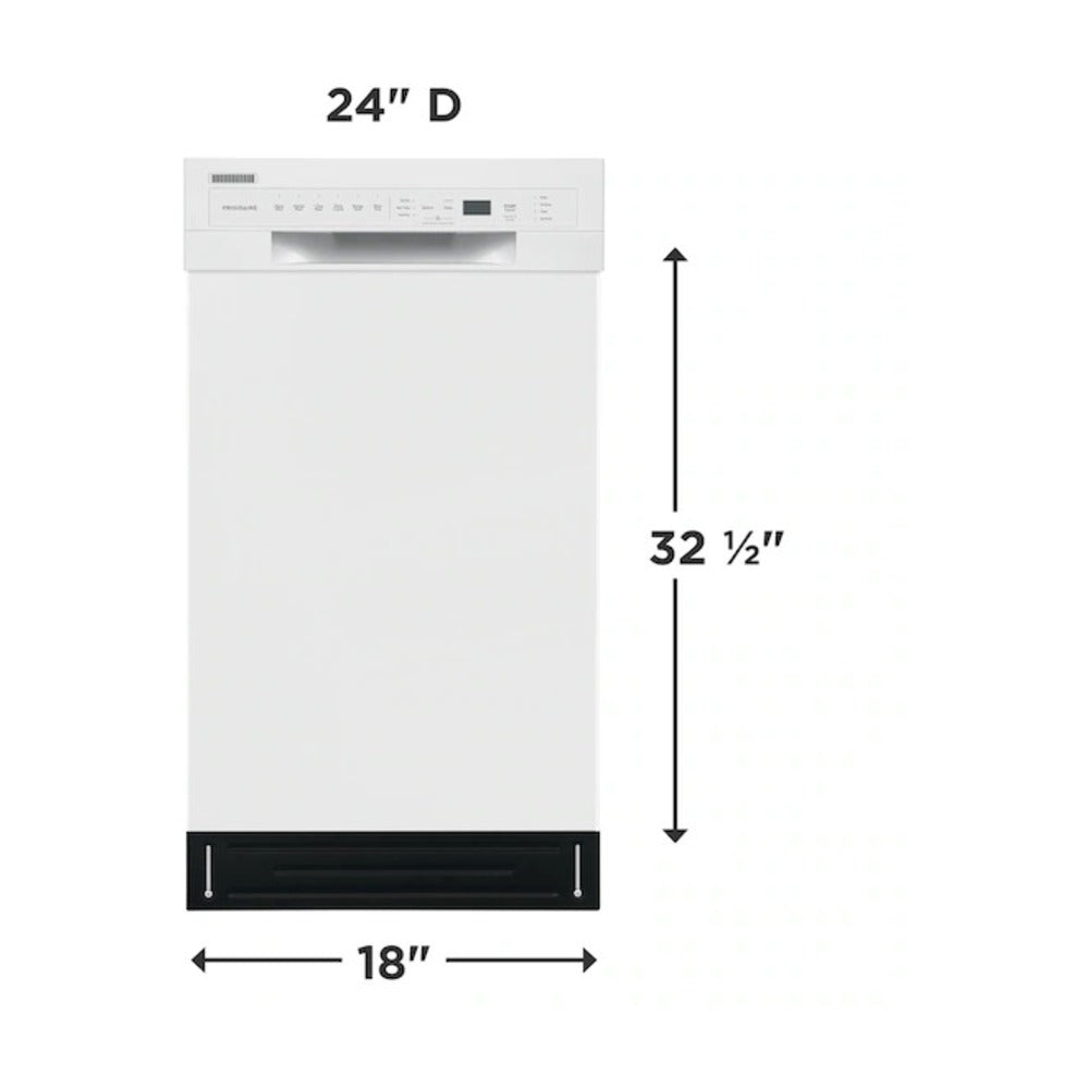 Frigidaire 18" Built-In Dishwasher