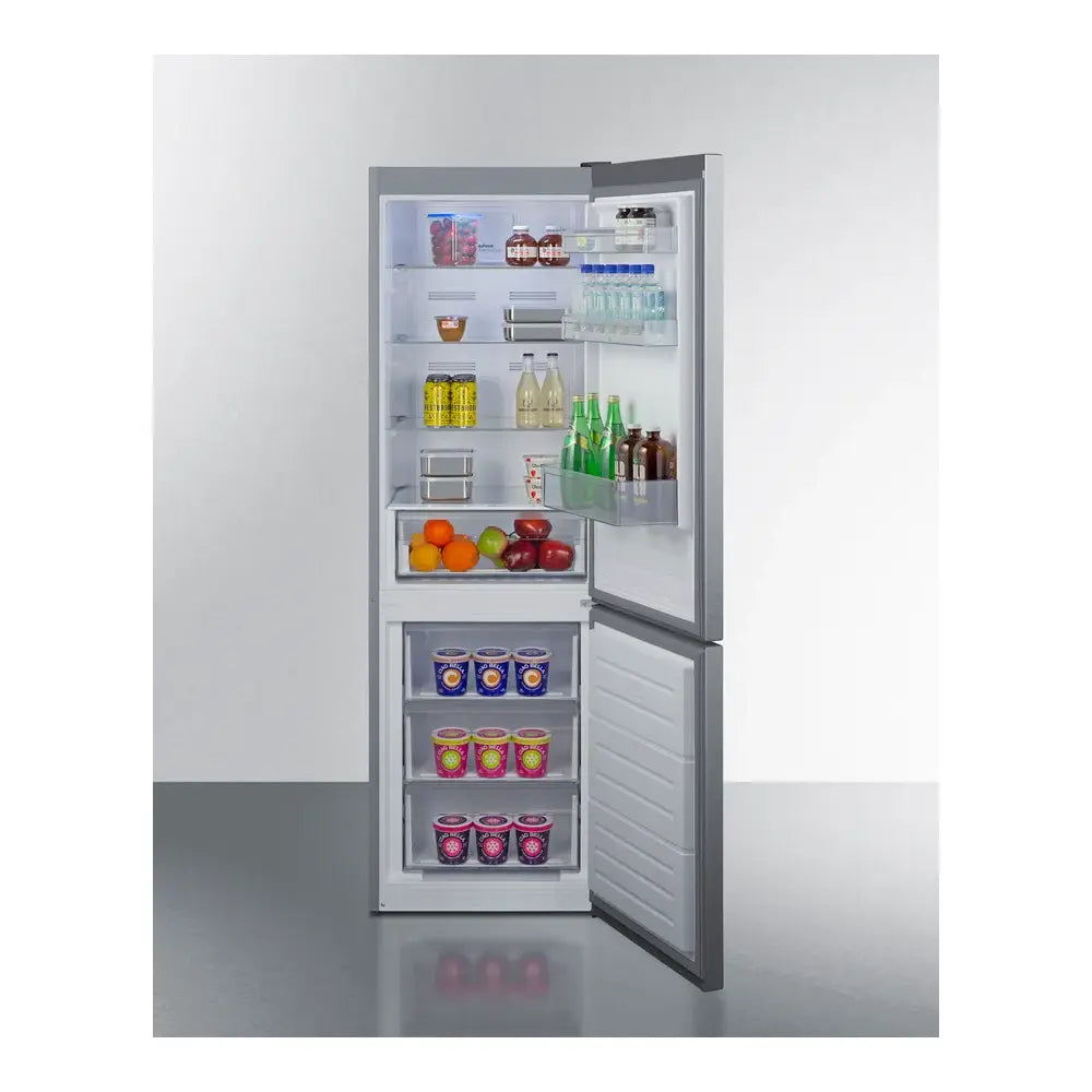 Summit 24" Wide Bottom Mount Refrigerator-freezer