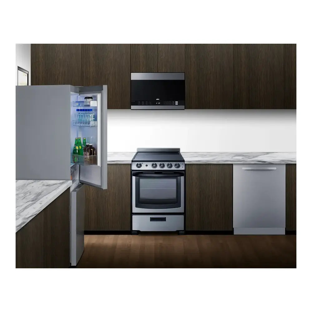 Summit 24" Wide Bottom Mount Refrigerator-freezer