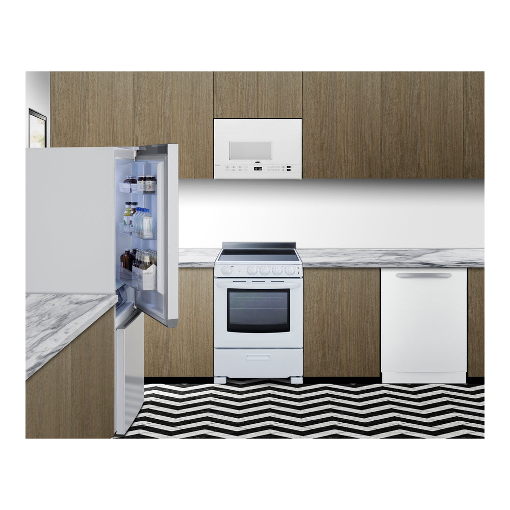 Summit 30" Wide Bottom-mount Refrigerator-freezer, Counter Depth