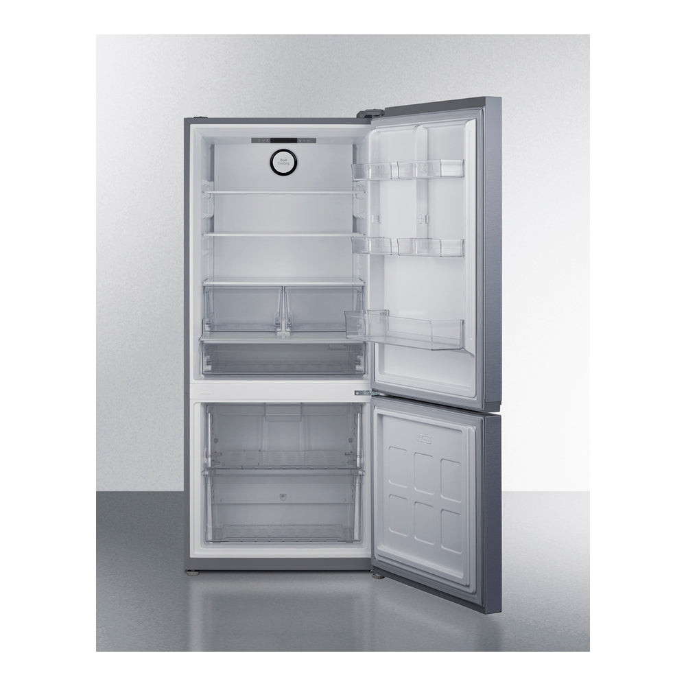 Summit 30" Wide Bottom-mount Refrigerator-freezer, Counter Depth
