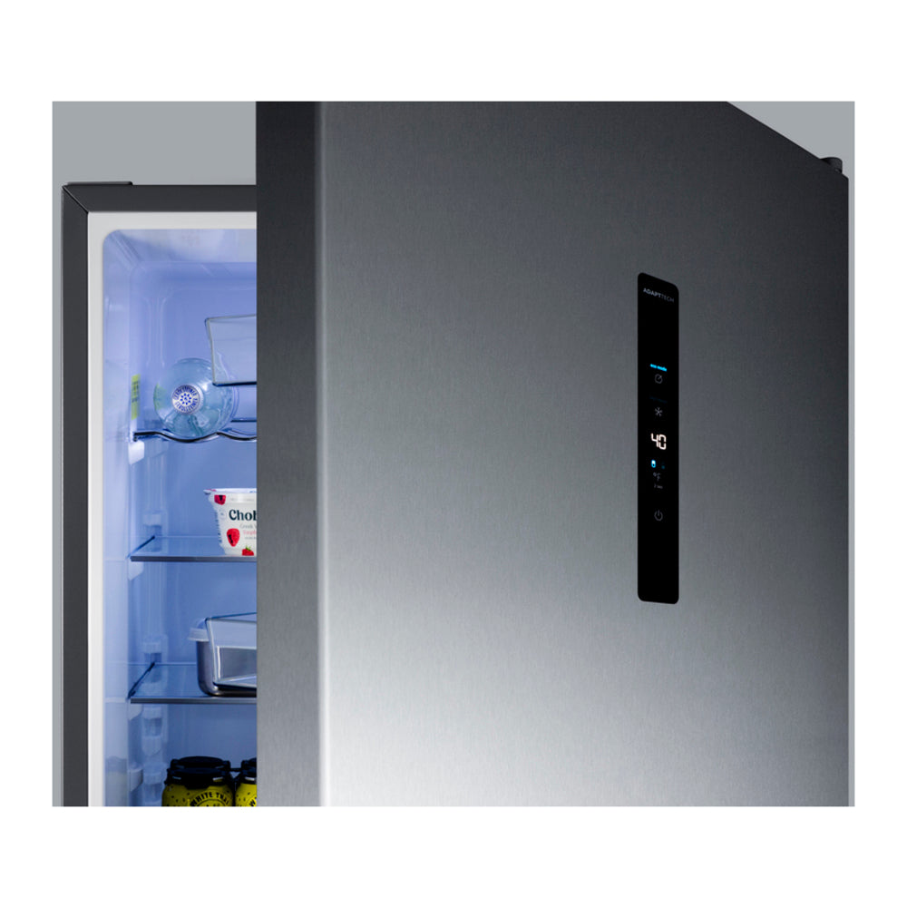 Summit 24" Wide Bottom Freezer Refrigerator