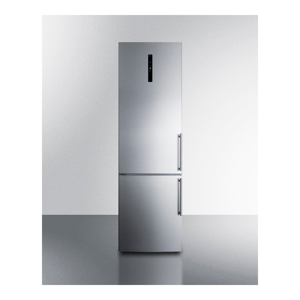 Summit 24" Wide Bottom Freezer Refrigerator