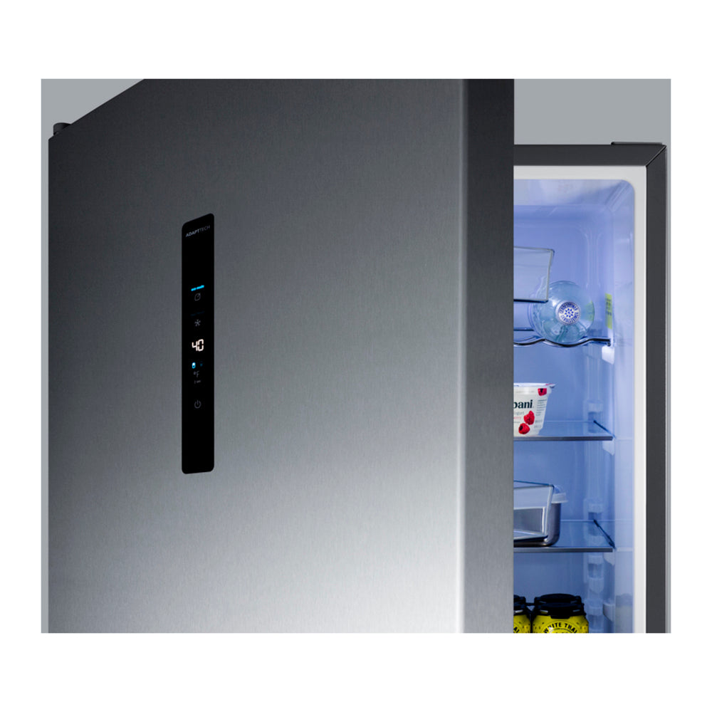 Summit 24" Wide Bottom Freezer Refrigerator