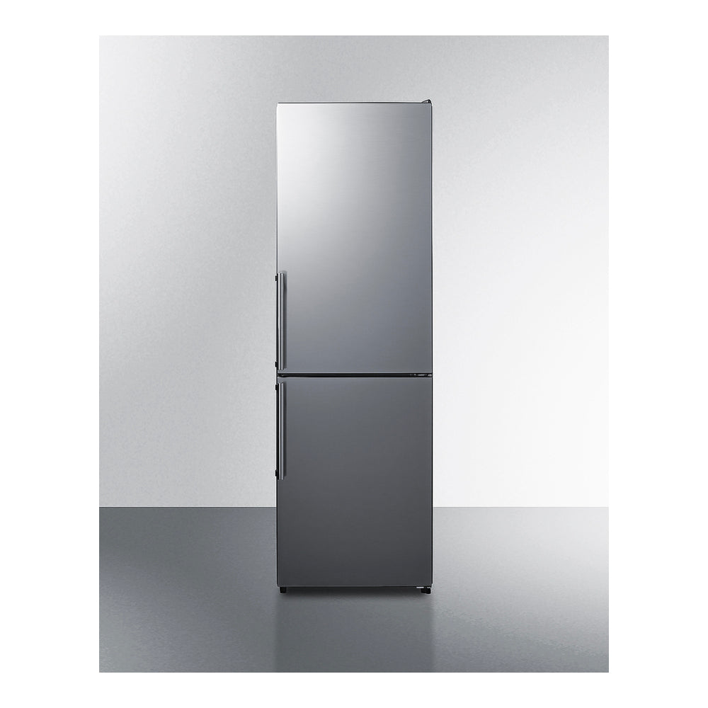 Summit 24" Wide Bottom Freezer Refrigerator