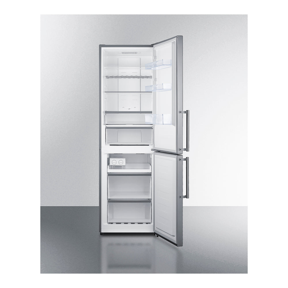 Summit 24" Wide Bottom Freezer Refrigerator