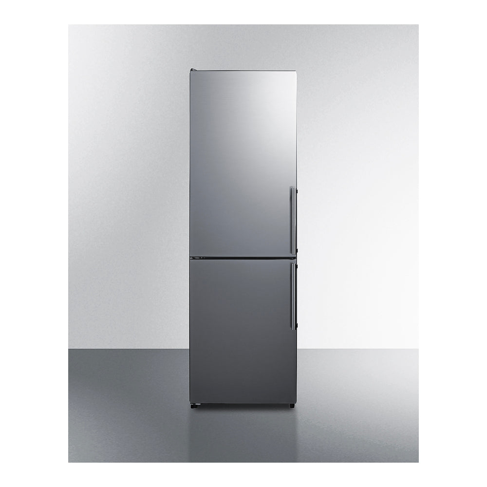 Summit 24" Wide Bottom Freezer Refrigerator