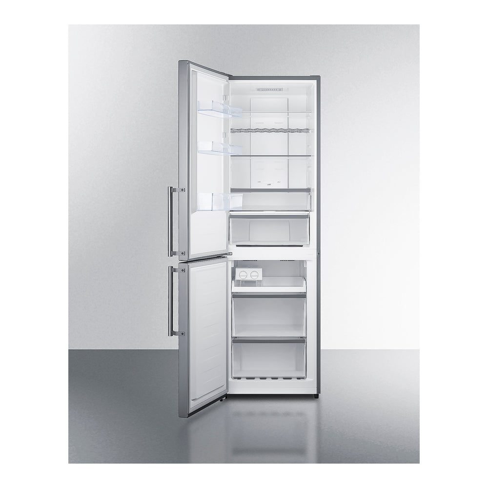 Summit 24" Wide Bottom Freezer Refrigerator