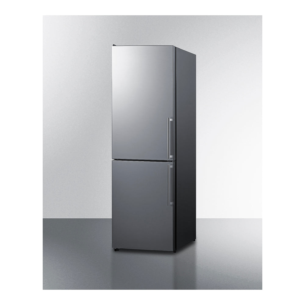 Summit 24" Wide Bottom Freezer Refrigerator