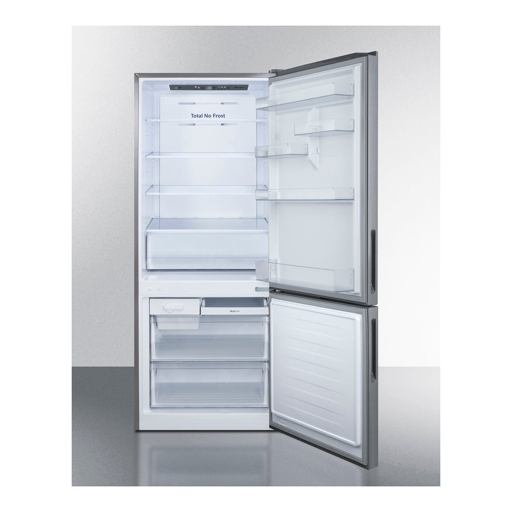 Summit 28" Wide Bottom Freezer Refrigerator