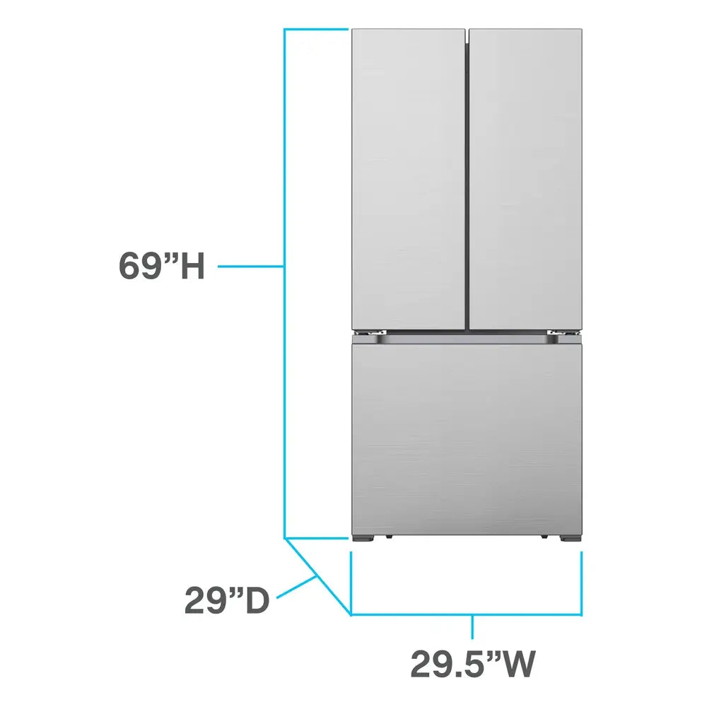 Avanti Avanti Frost Free French Door Refrigerator, 17.5 cu. ft.