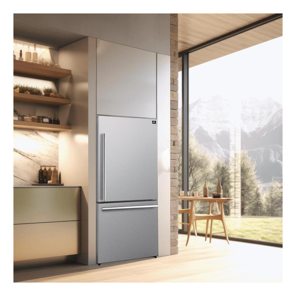 Forno 31 IN BOTTOM FREEZER REFRIGERATOR 17.2 CU. FT. RIGHT SWING