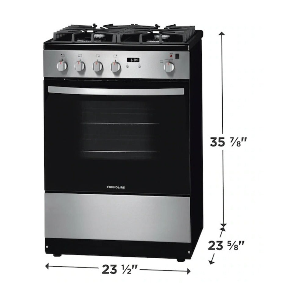 Frigidaire 24" Front Control Freestanding Gas Range
