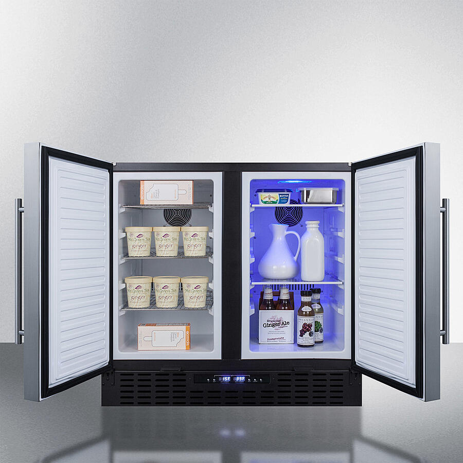 Summit 36" Wide Built-in Refrigerator-freezer