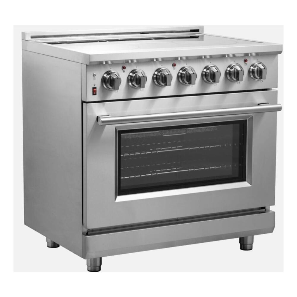 Forno 36 IN ELECTRIC RANGE 5 ELEMENTS 9500W 5.36 CU. FT. TRUE CONVECTION TELESCOPIC RA