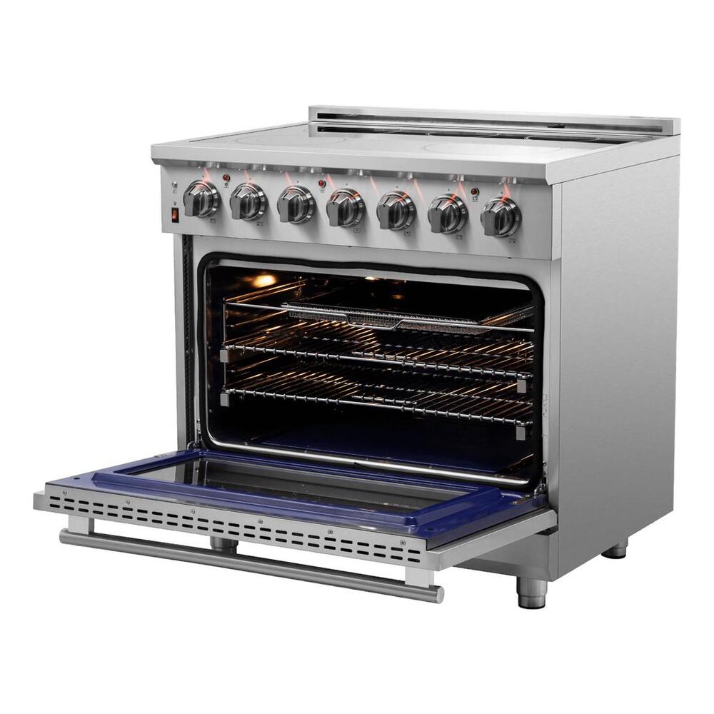 Forno 36 IN ELECTRIC RANGE 5 ELEMENTS 9500W 5.36 CU. FT. TRUE CONVECTION TELESCOPIC RA