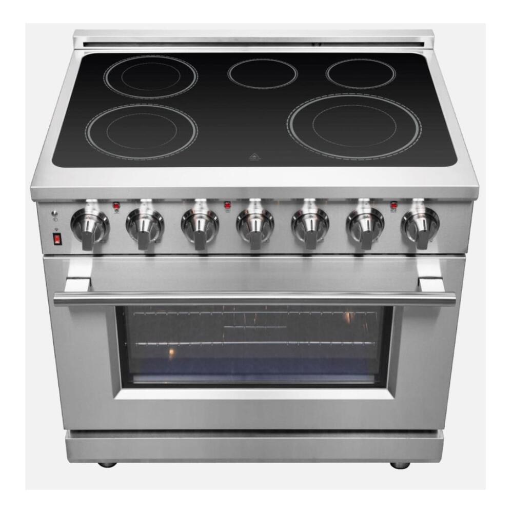 Forno 36 IN ELECTRIC RANGE 5 ELEMENTS 9500W 5.36 CU. FT. TRUE CONVECTION TELESCOPIC RA