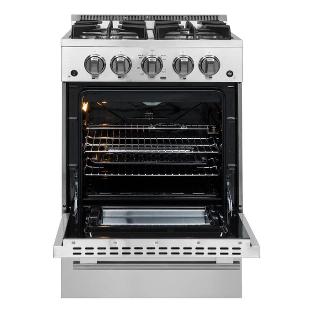Forno 24 IN FREESTANDING GAS RANGE 4 SEALED BURNERS 38000 BTU 2.3 CU. FT CONVECTION OV