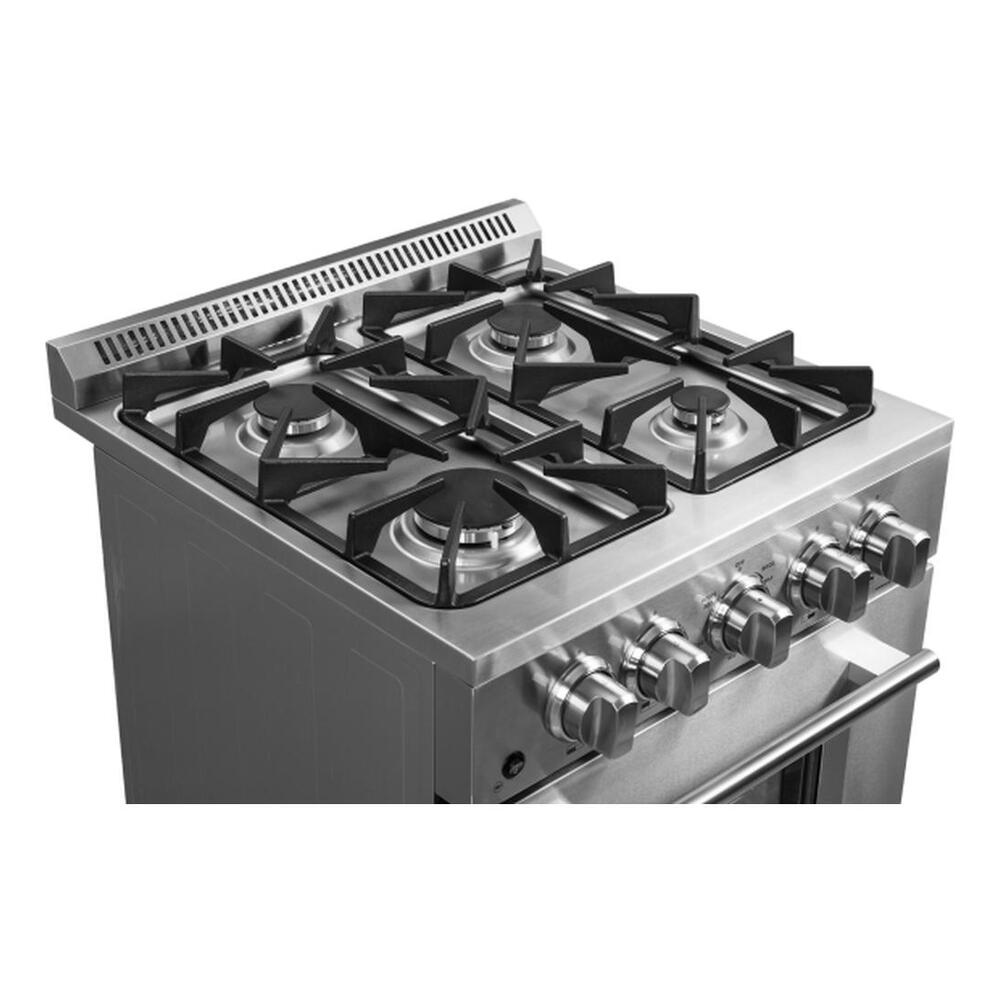 Forno 24 IN FREESTANDING GAS RANGE 4 SEALED BURNERS 38000 BTU 2.3 CU. FT CONVECTION OV