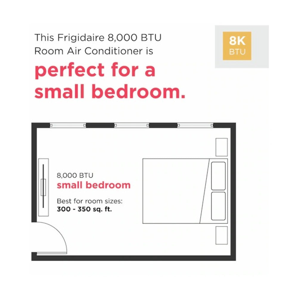 Friedrich 8,000 BTU Slider Casement Window Room Air Conditioner