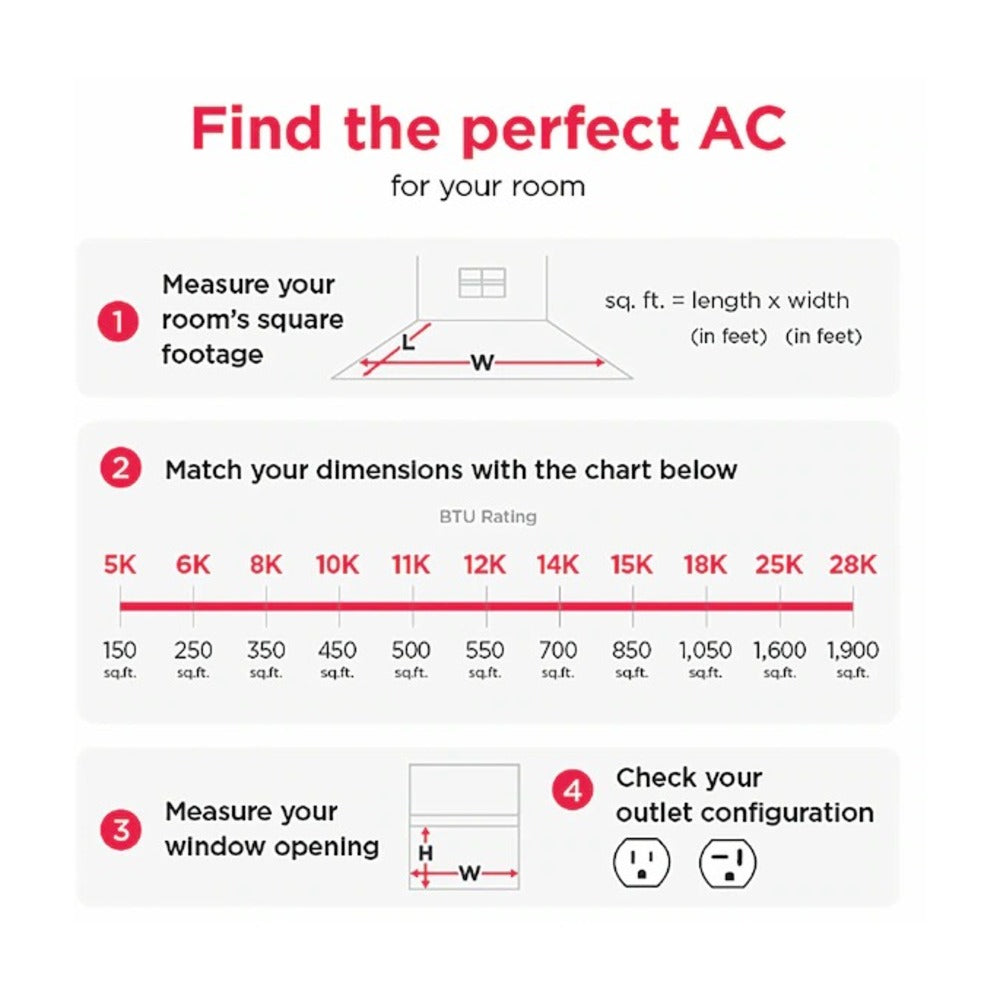 Friedrich 10,000 BTU Window Room Air Conditioner with Wi-Fi
