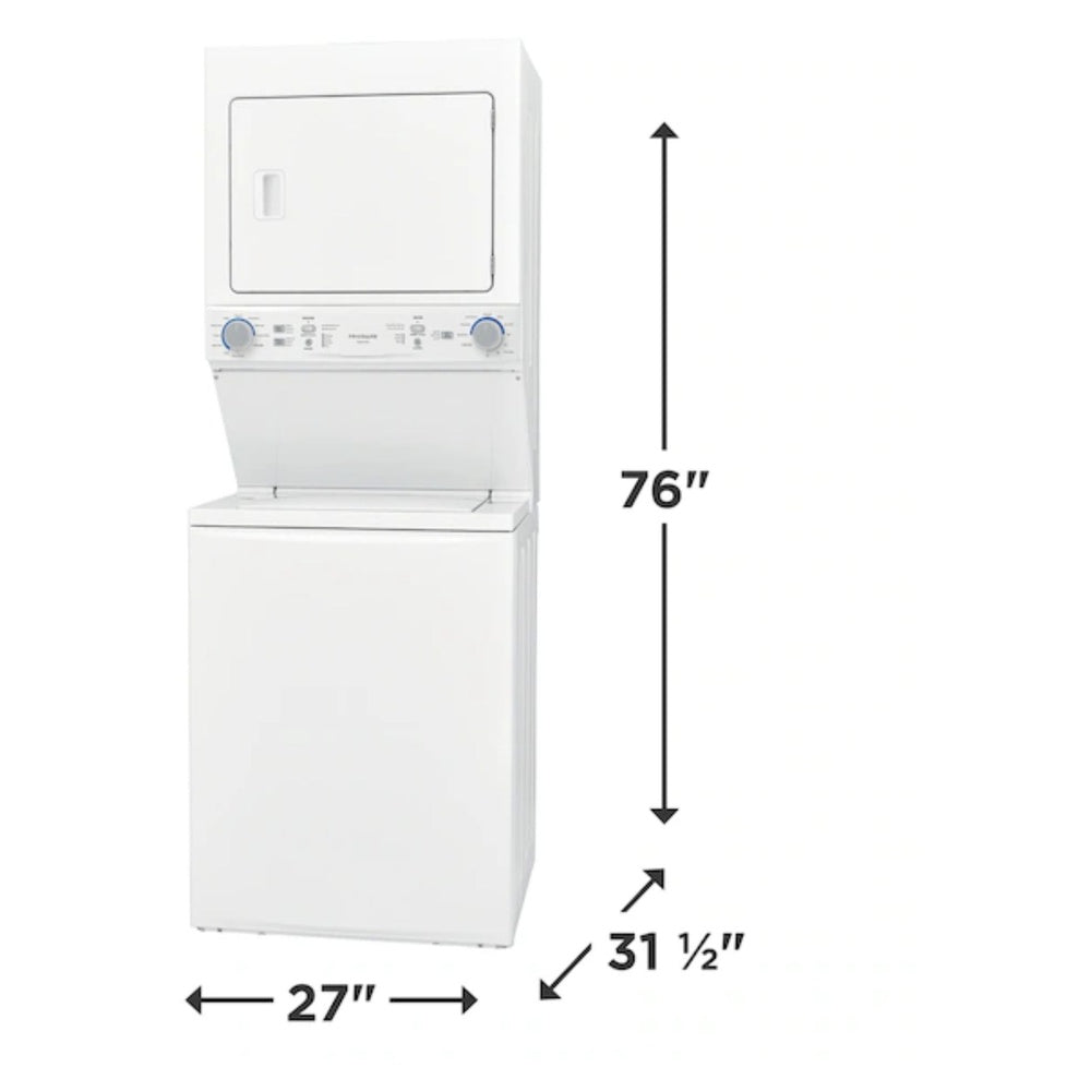 Frigidaire Gas Washer/Dryer Laundry Center - 3.9 Cu. Ft Washer and 5.5 Cu. Ft. Dryer