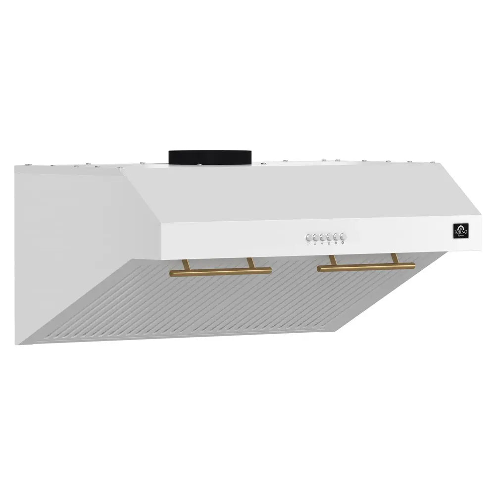 Forno 30 IN UNDER CABINET RANGE HOOD 600 CFM LED LIGHTING DISHWASHERSAFE BAFFLE FILTER