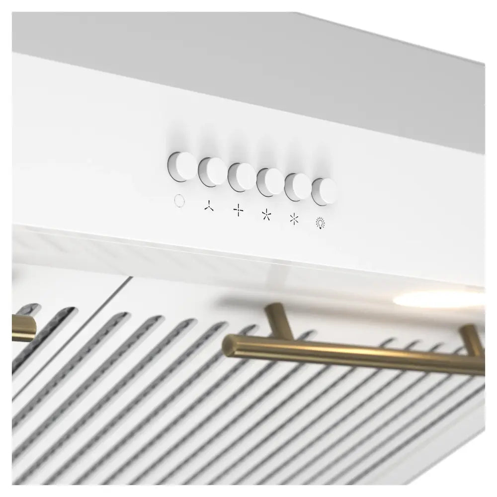 Forno 30 IN UNDER CABINET RANGE HOOD 600 CFM LED LIGHTING DISHWASHERSAFE BAFFLE FILTER