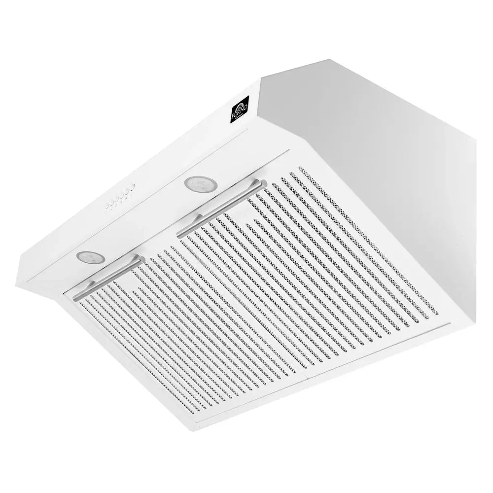 Forno 30 IN UNDER CABINET RANGE HOOD 600 CFM LED LIGHTING DISHWASHERSAFE BAFFLE FILTER