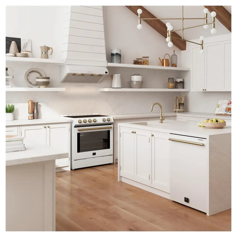 Forno 30 IN UNDER CABINET RANGE HOOD 600 CFM LED LIGHTING DISHWASHERSAFE BAFFLE FILTER