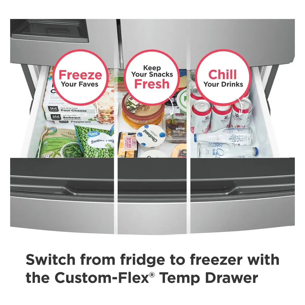 Frigidaire 26 Cu. Ft. Standard-Depth 4-Door French Door Refrigerator