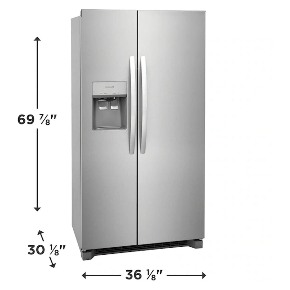 Frigidaire 22 Cu. Ft. 36" Counter Depth Side by Side Refrigerator
