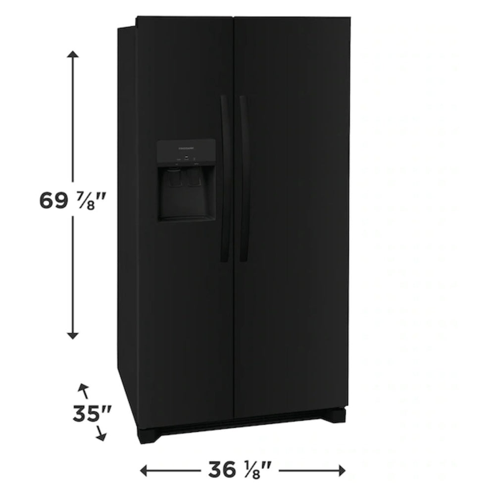 Frigidaire 26 Cu. Ft. 36" Standard Depth Side by Side Refrigerator