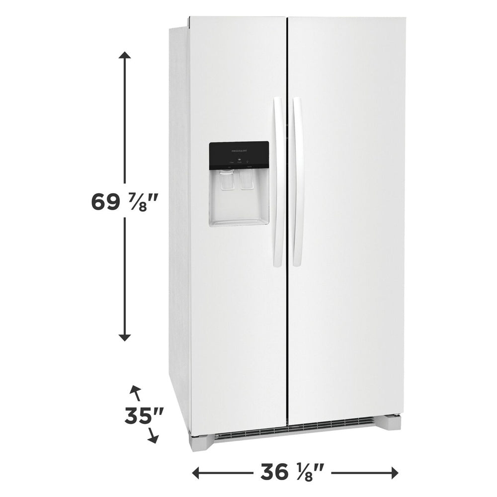 Frigidaire 26 Cu. Ft. 36" Standard Depth Side by Side Refrigerator