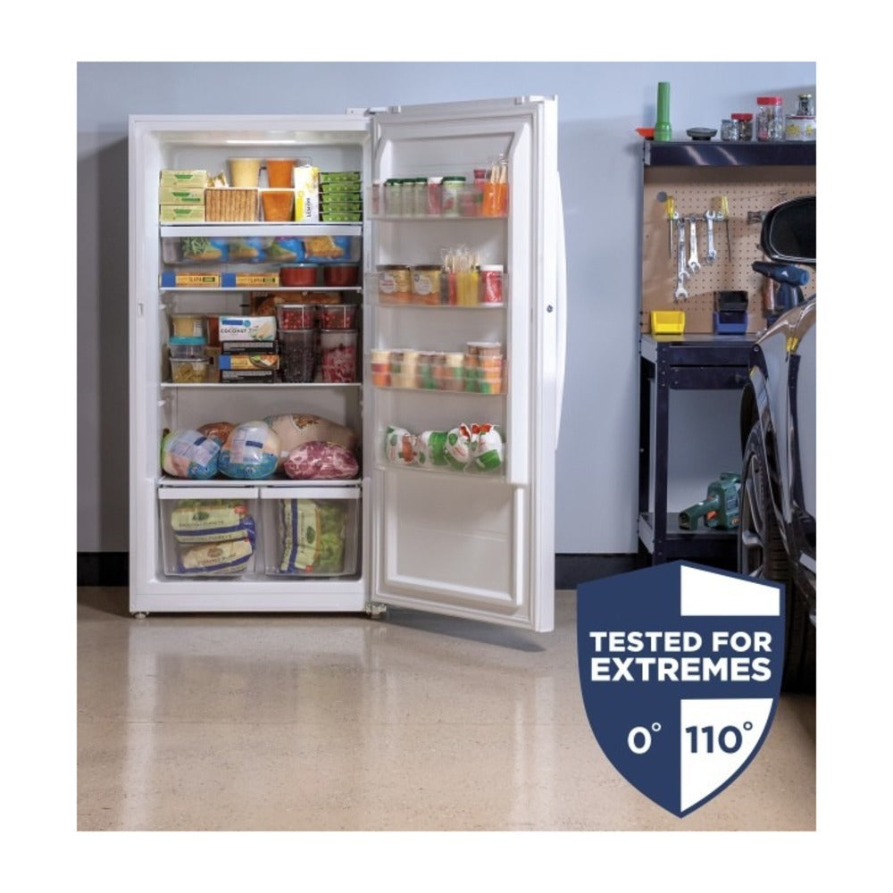 GE GE® ENERGY STAR® 14.1 Cu. Ft. Frost-Free Garage Ready Upright Freezer