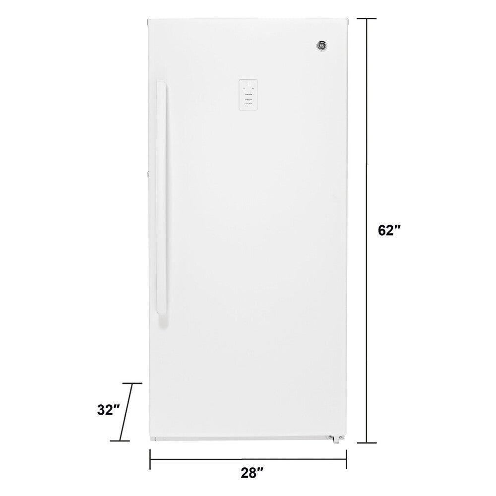 GE GE® ENERGY STAR® 14.1 Cu. Ft. Frost-Free Garage Ready Upright Freezer