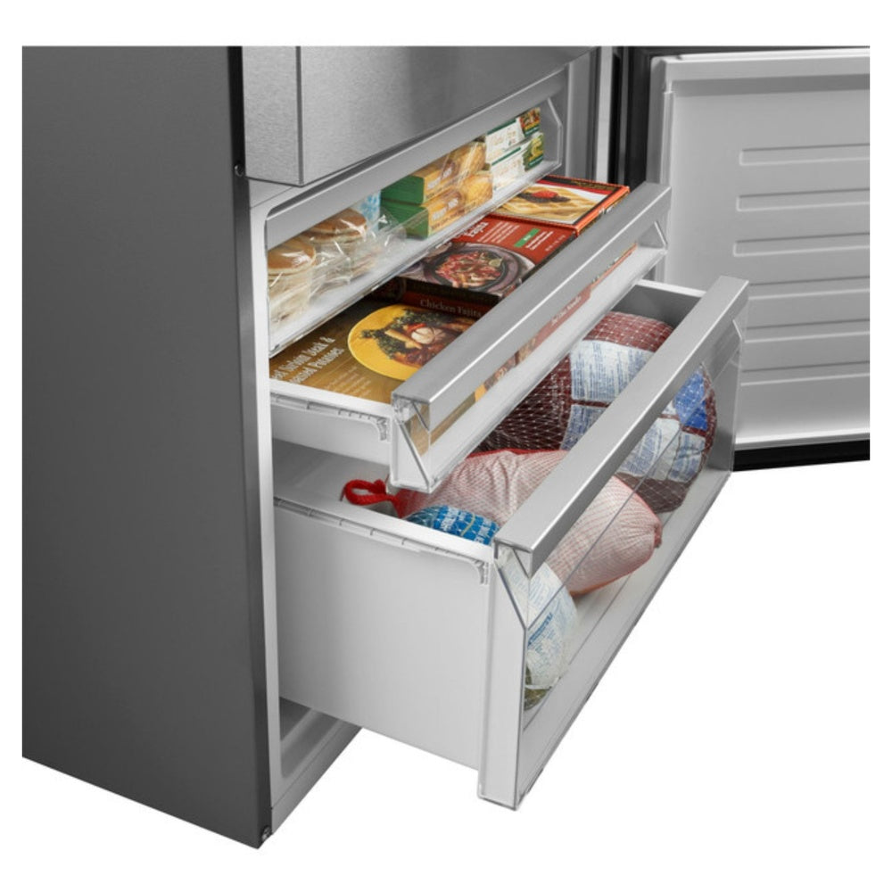 GE GE® ENERGY STAR® 17.7 Cu. Ft. Counter-Depth Bottom-Freezer Refrigerator