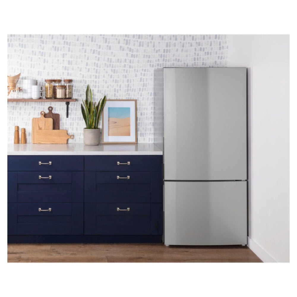 GE GE® ENERGY STAR® 17.7 Cu. Ft. Counter-Depth Bottom-Freezer Refrigerator