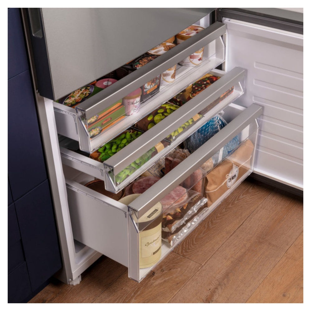 GE GE® ENERGY STAR® 17.7 Cu. Ft. Counter-Depth Bottom-Freezer Refrigerator