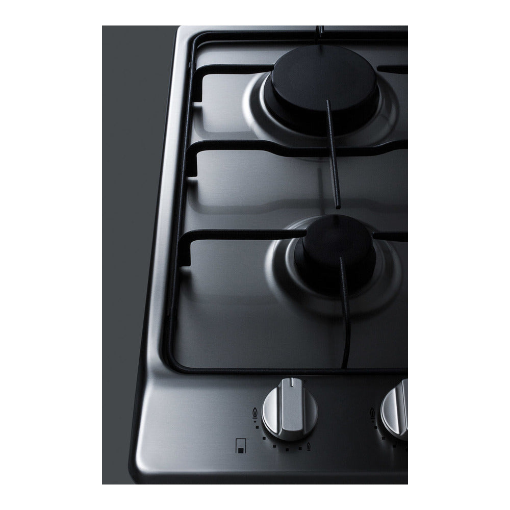 Summit 12" Wide 2-burner Gas Cooktop