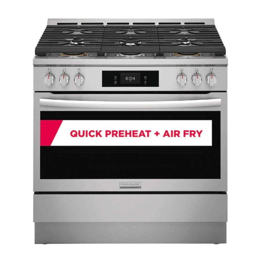 Frigidaire Gallery 36" Dual-Fuel Range with Air Fry