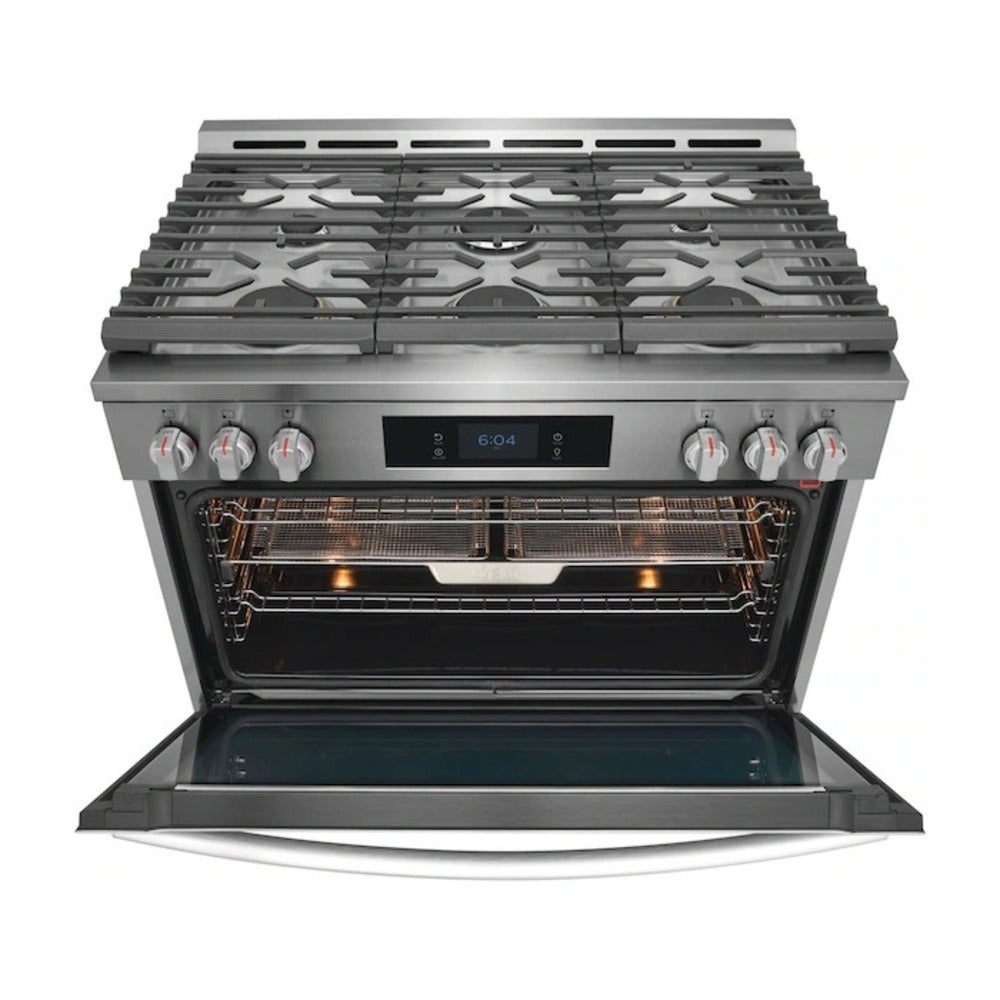 Frigidaire Gallery 36" Dual-Fuel Range with Air Fry