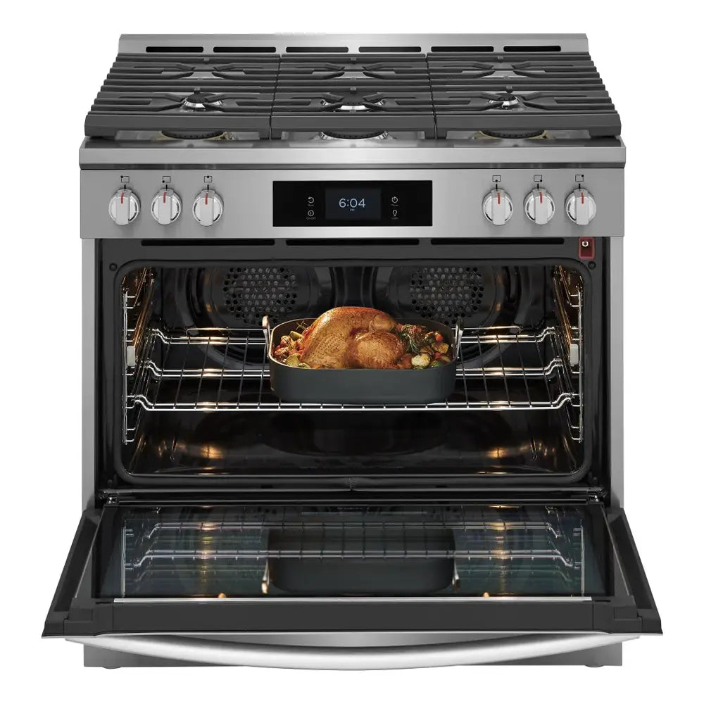Frigidaire Gallery 36" Dual-Fuel Range with Air Fry
