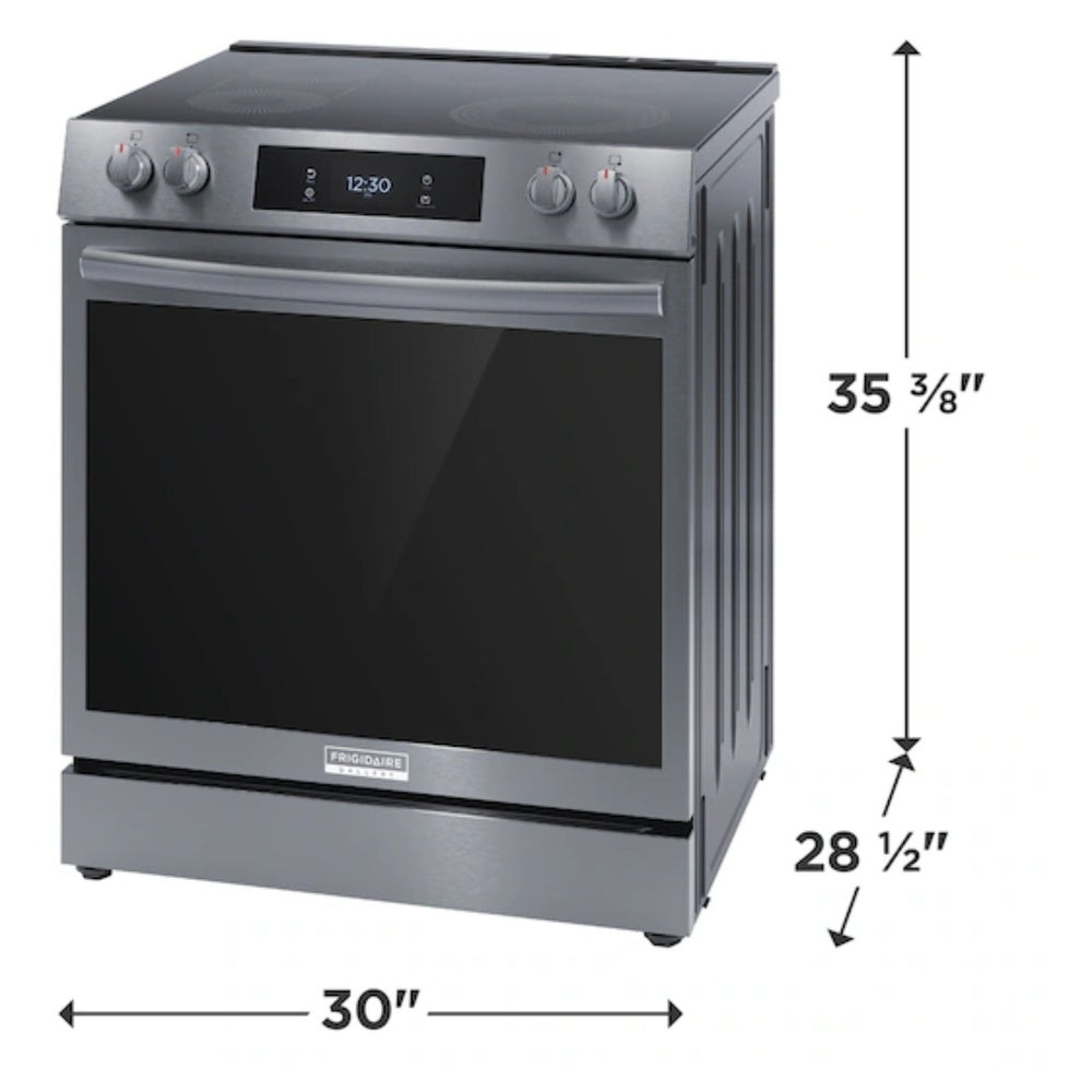 Frigidaire Gallery 30" Front Control Electric Range with Total Convection