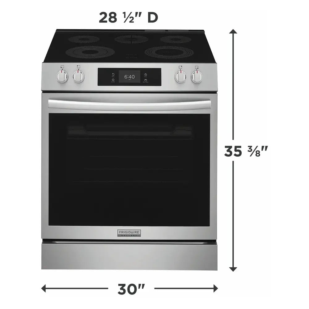 Frigidaire Gallery 30" Electric Range with Stone-Baked Pizza