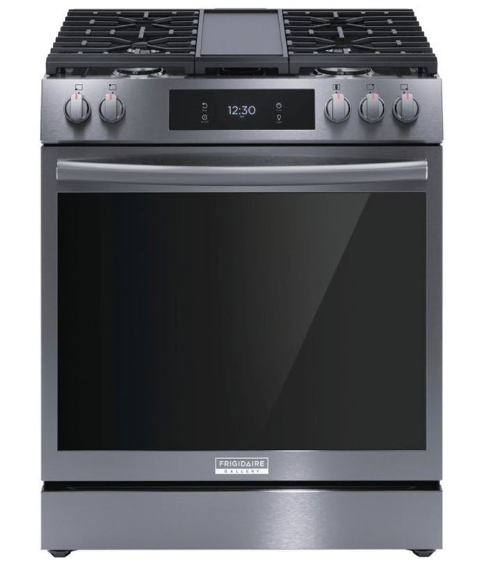 Frigidaire Gallery 30" Front Control Gas Range with Total Convection